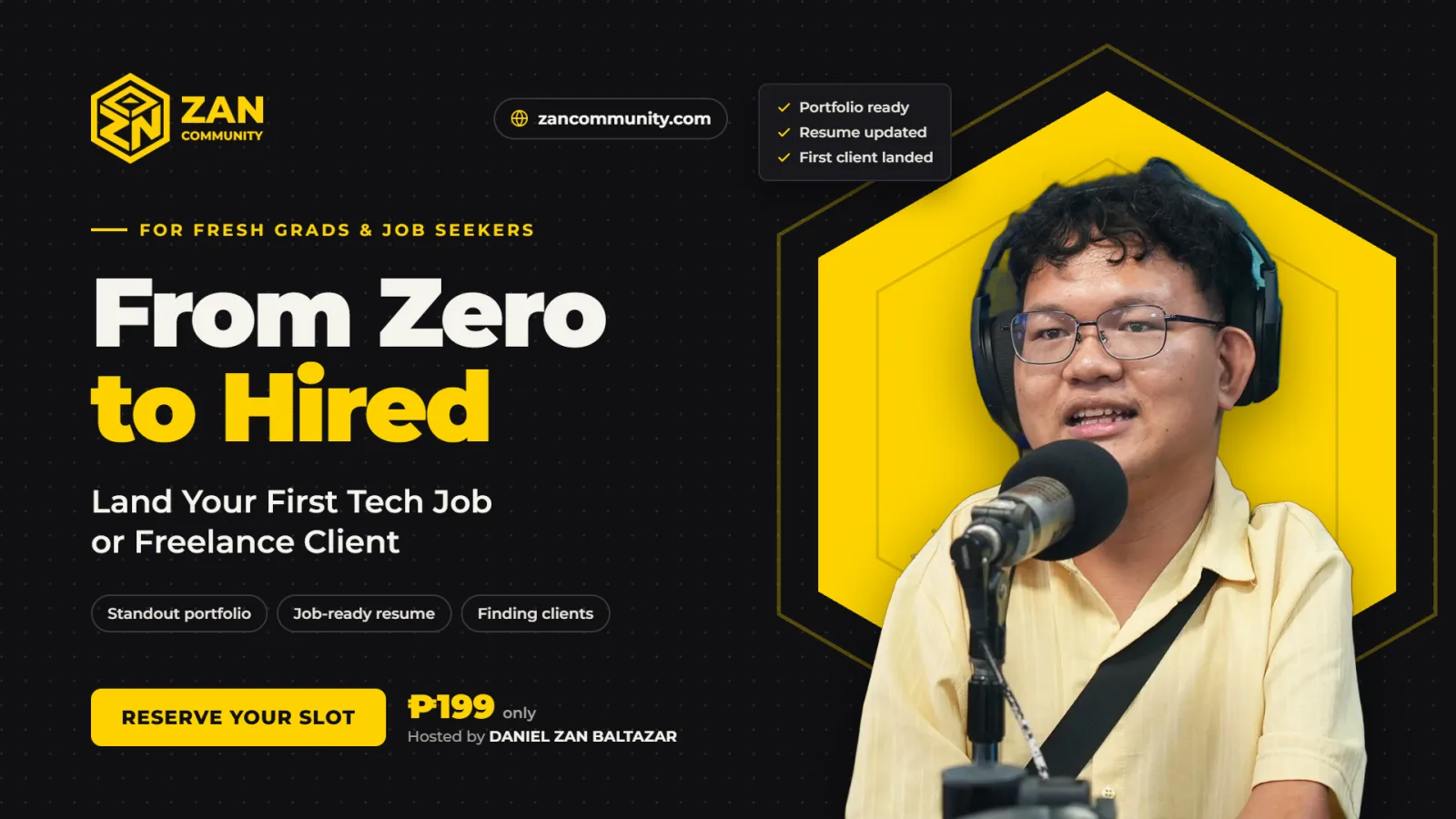 FROM ZERO TO HIRED poster
