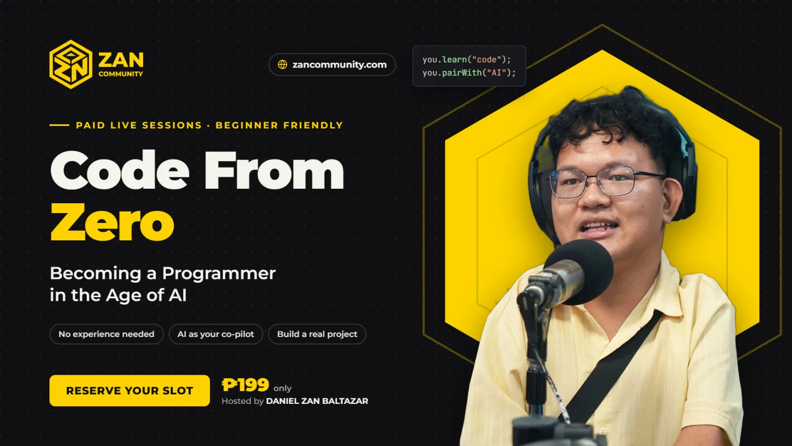 Code From Zero: Becoming a Programmer in the Age of AI poster