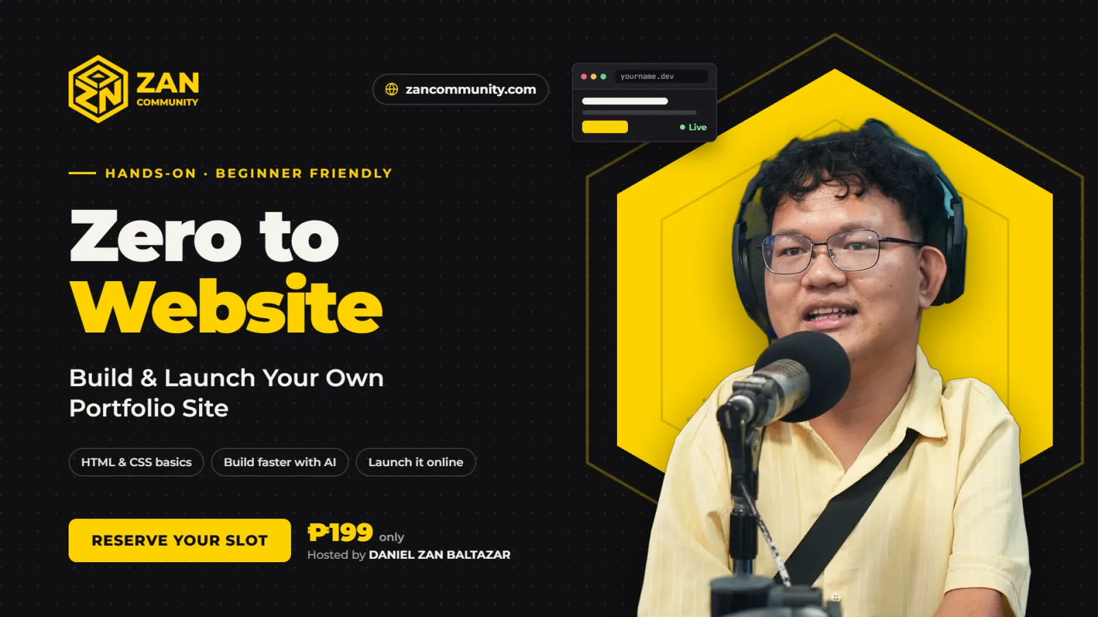 Zero to Website poster
